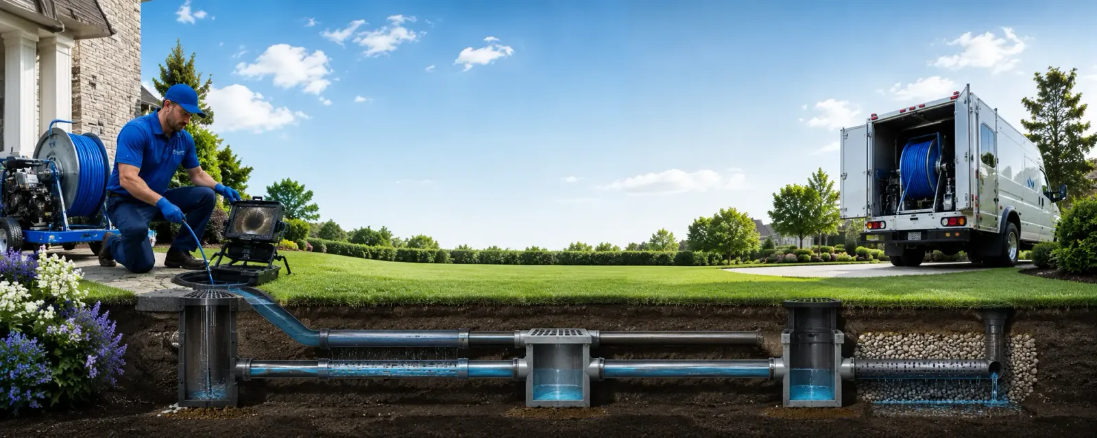 Outdoor drain cleaning information for Riga, MI